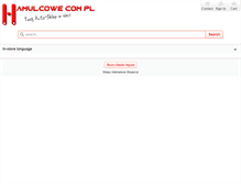 Tablet Screenshot of hamulcowe.com.pl